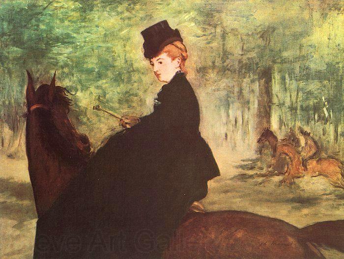 Edouard Manet The Horsewoman France oil painting art